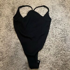 High neck black body suit from Wild Fable